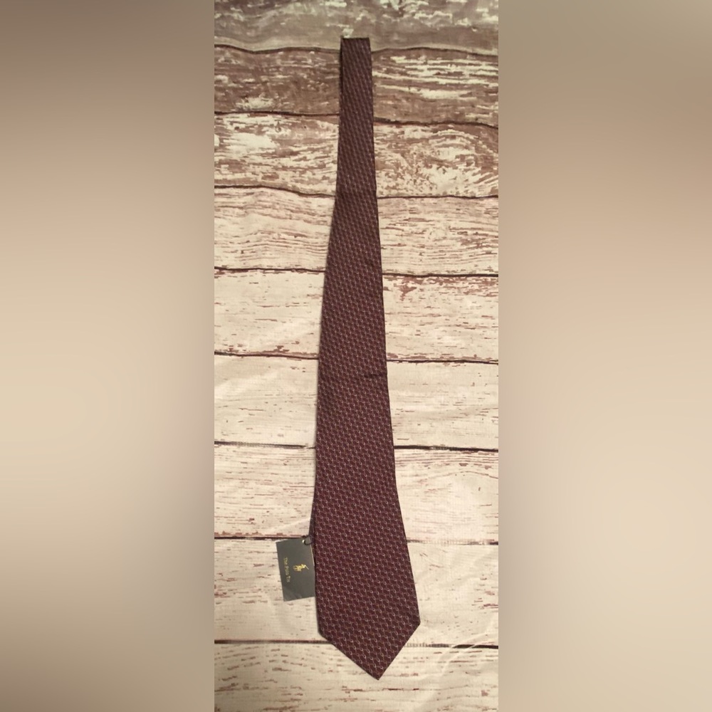 NWT Polo by Ralph Lauren 100% silk tie, Made in USA